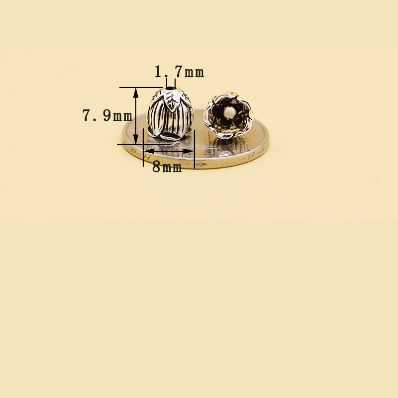 Orchid tassel hat/thai silver fb0069018