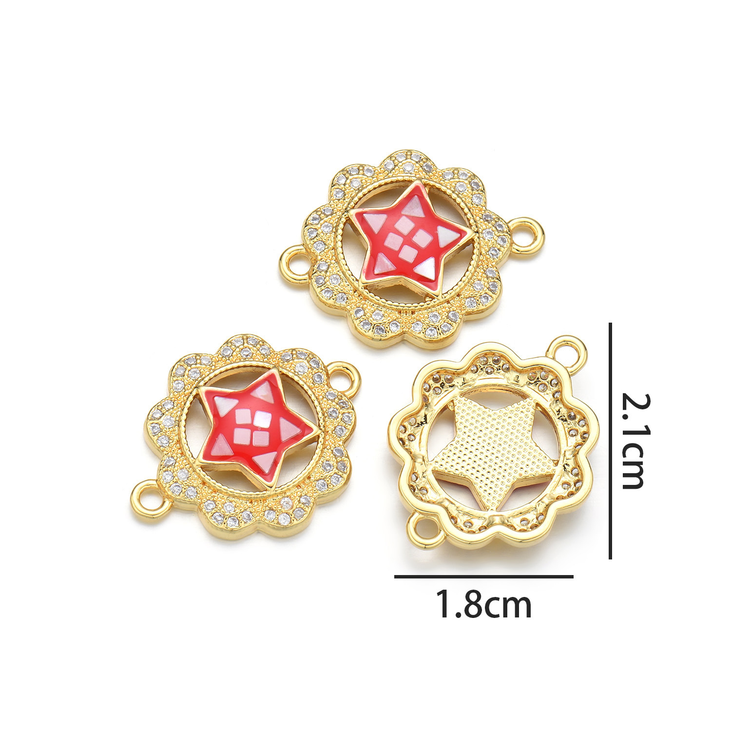 Sunflower star hand (red)