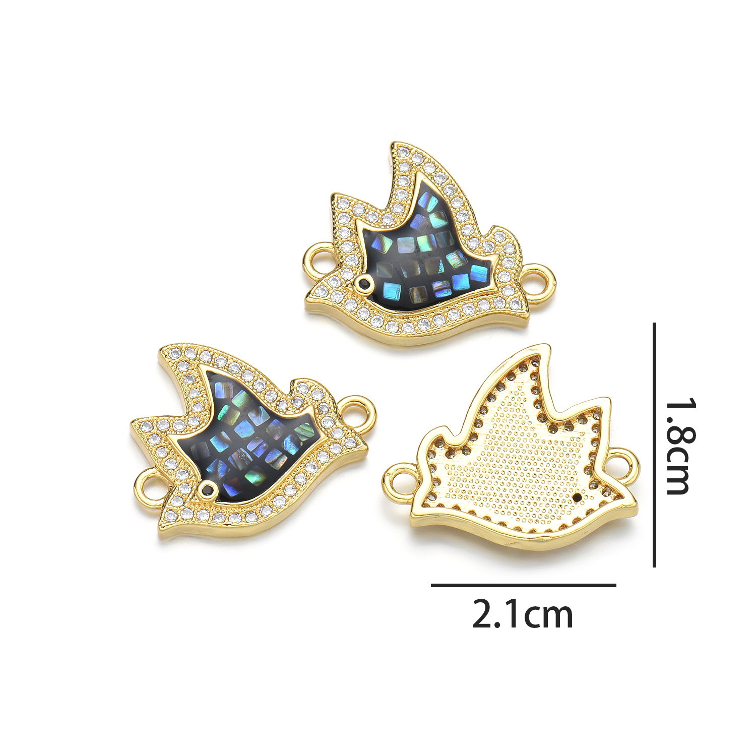 Pigeon jewelry (black)