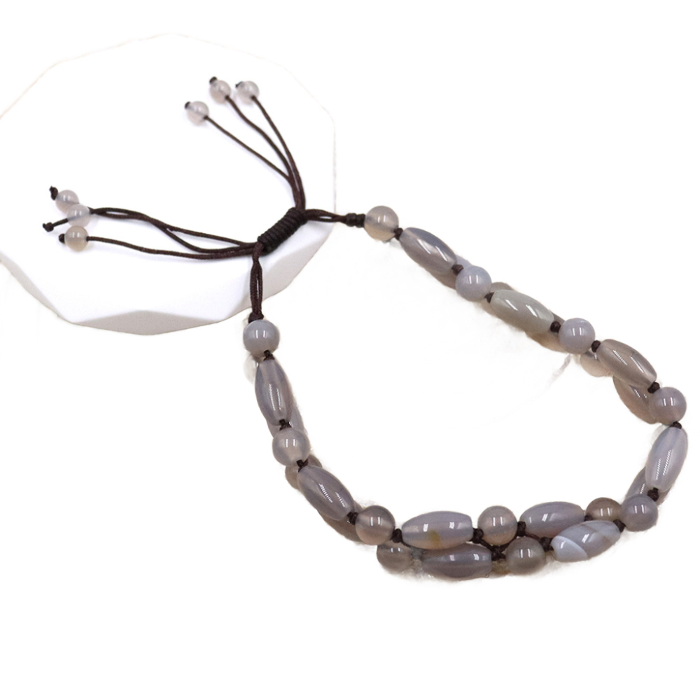 Gray agate