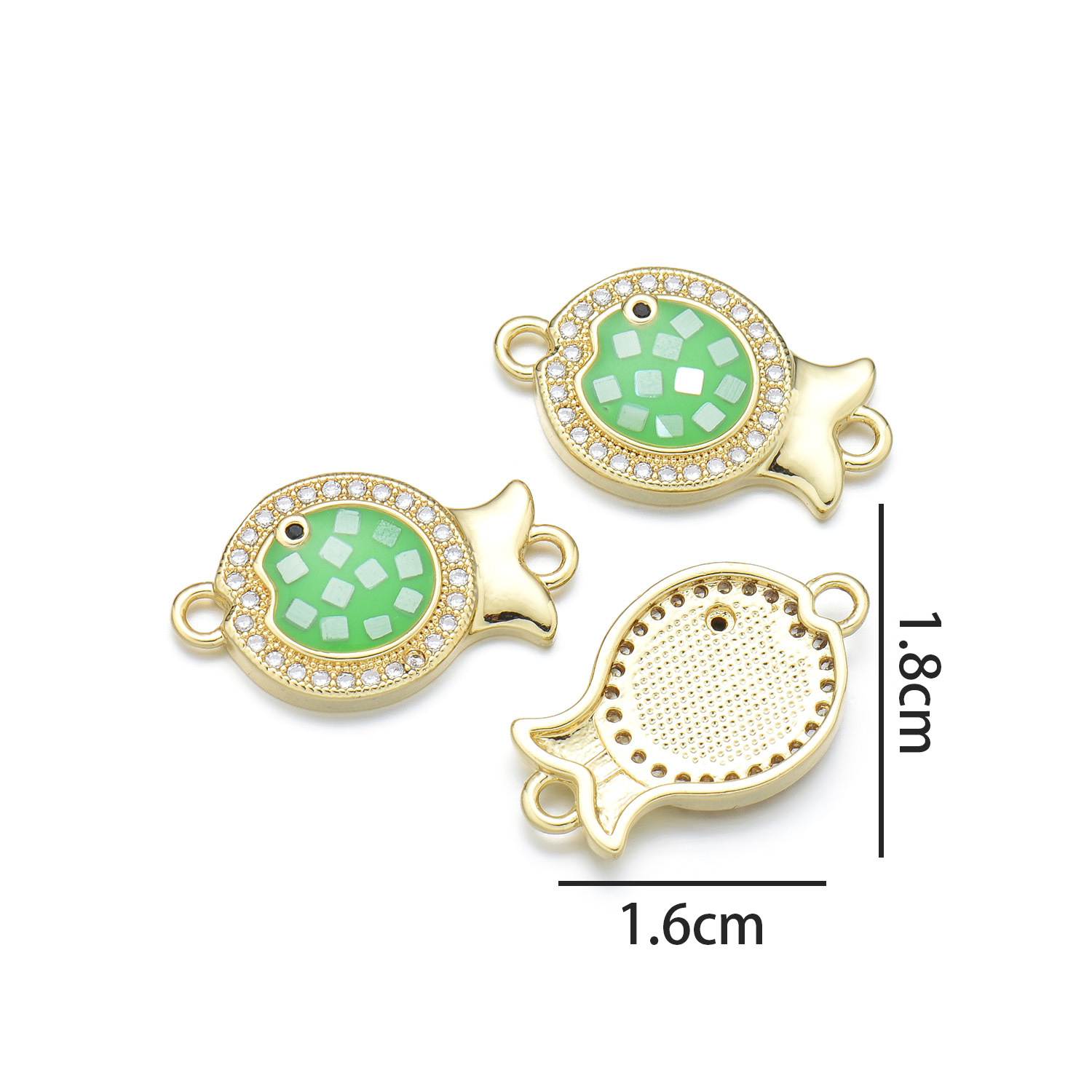 Chubby fish hand (green)