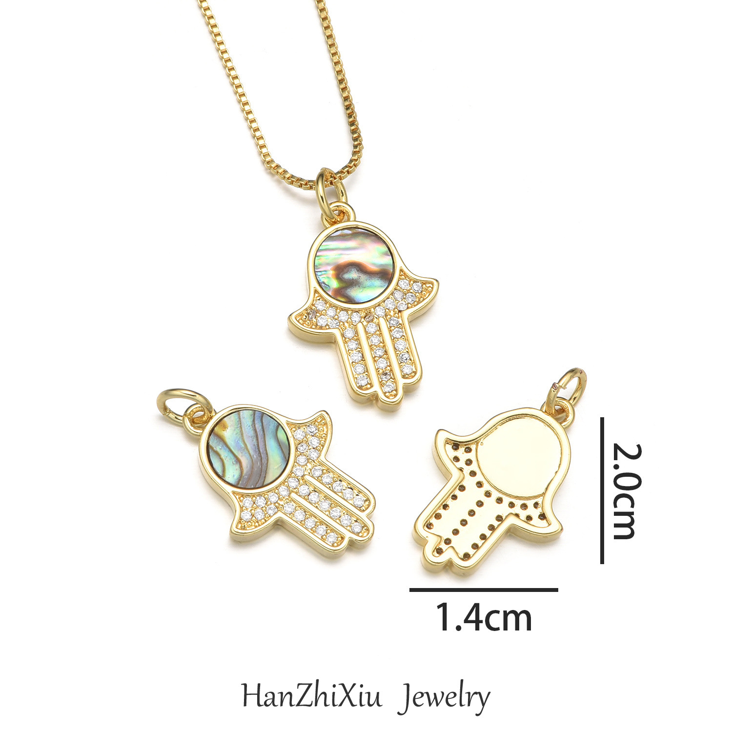 Palm Pendant (Abalone)
