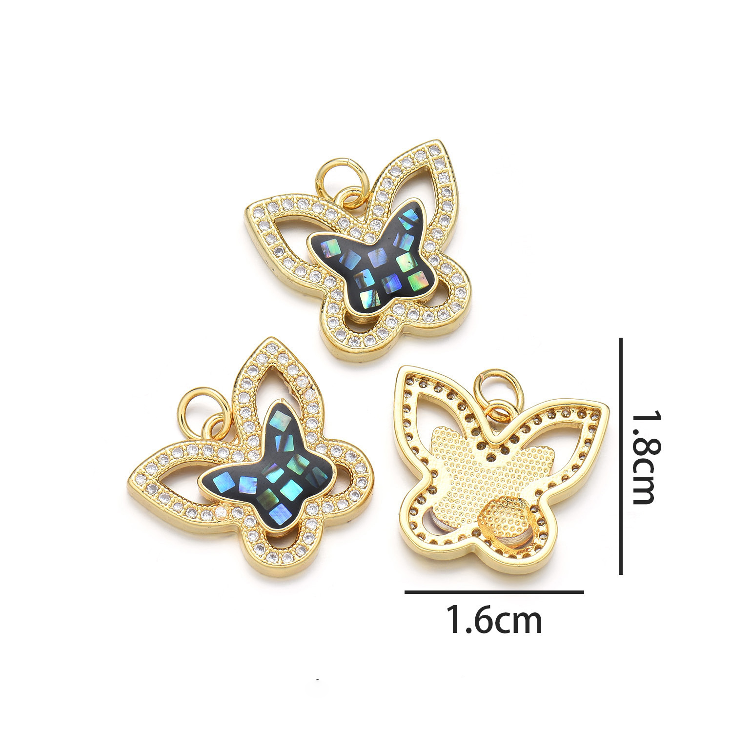 Butterfly Pendant (Black)