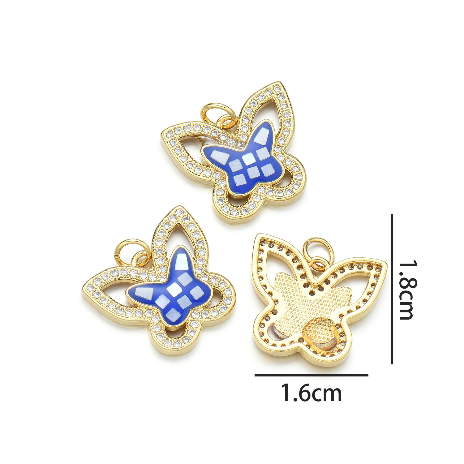Butterfly Pendant (Blue)