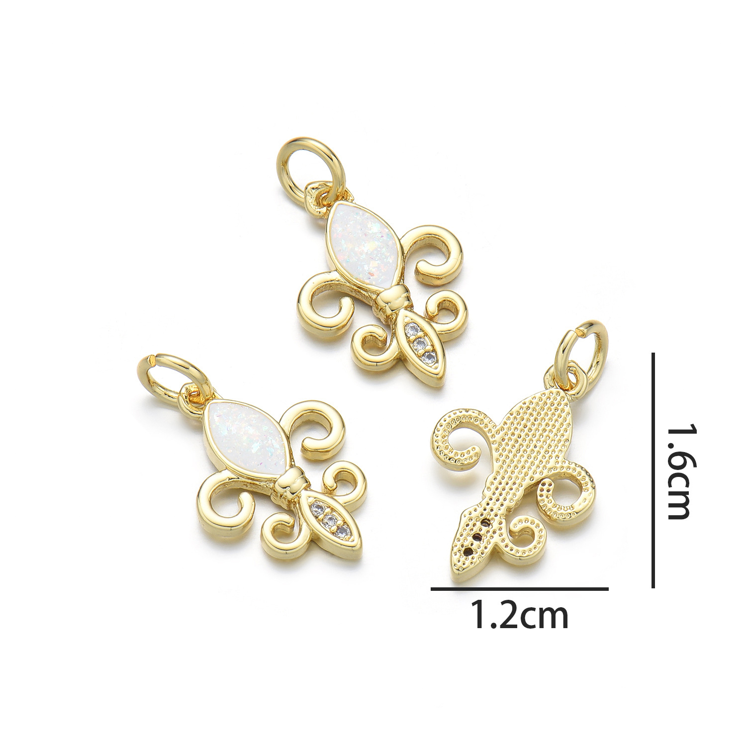 Hanging Iris (Colorful Pink Opal)