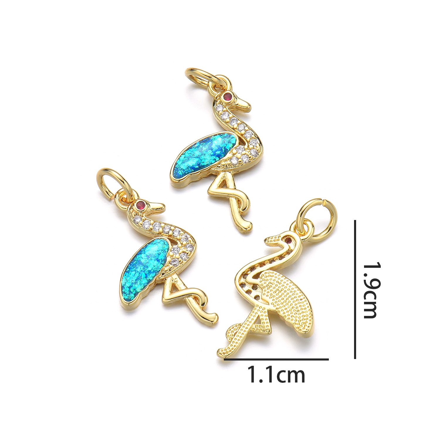 Flamingo (Peacock Blue Opal)