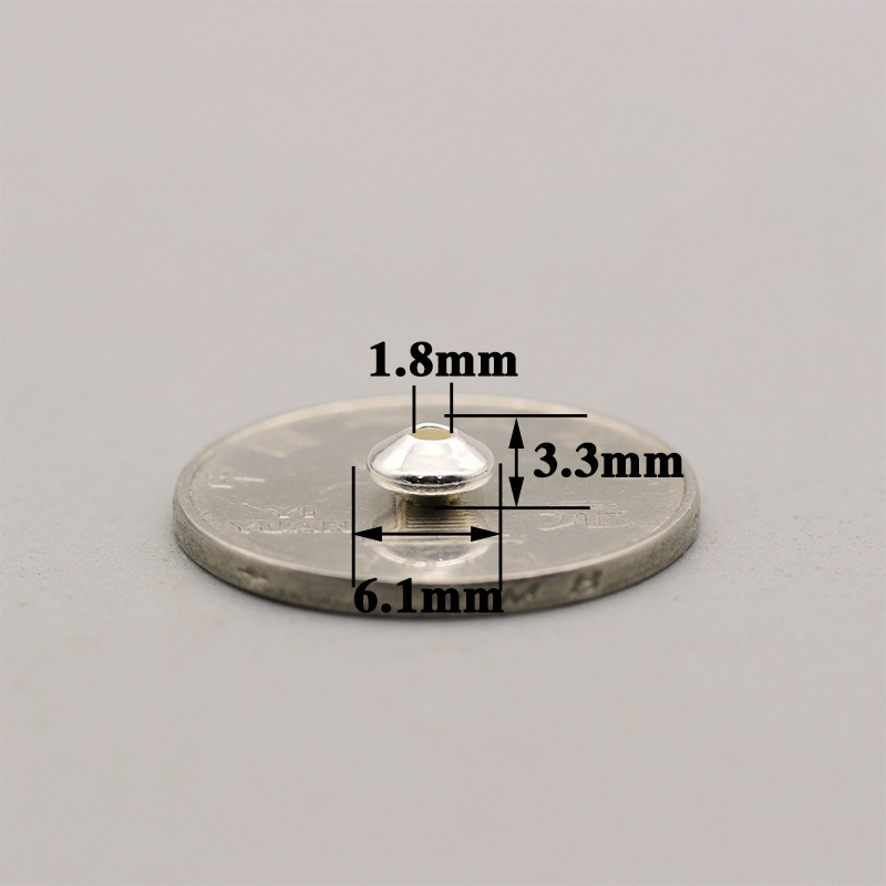 6mm flying saucer beads fc002