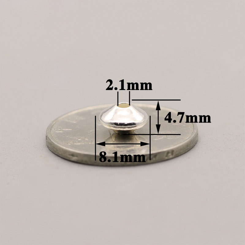 8mm flying saucer beads fc002