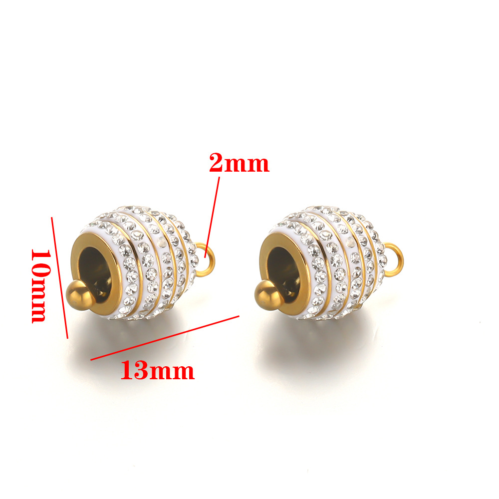 Five rows of diamonds - gold