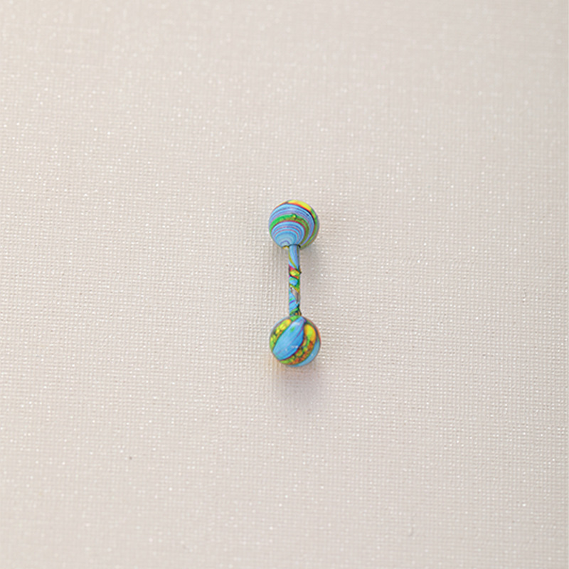 25#(earring ball 0.8*6*4mm)