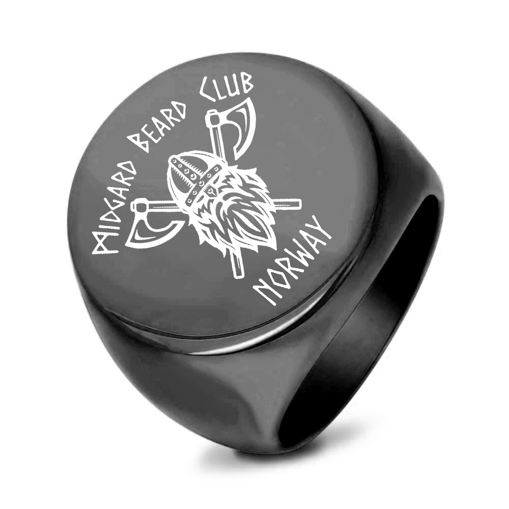 Round black
