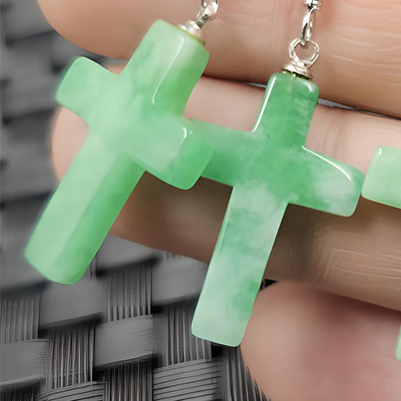 Silver Cross pendant about 15 * 23mm