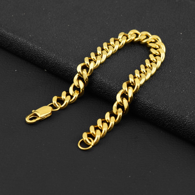 One gold 17CM thick chain on both sides of the 1957