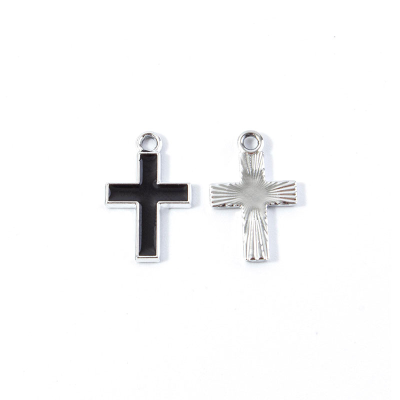 4# cross black (white K)