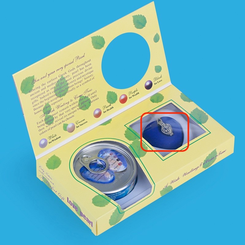 Blue silver Bottom Necklace