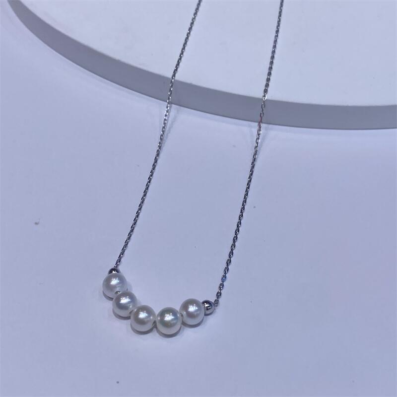Platinum chain-5 beads