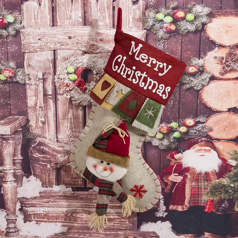 F3-1 large horse tooth socks snowman