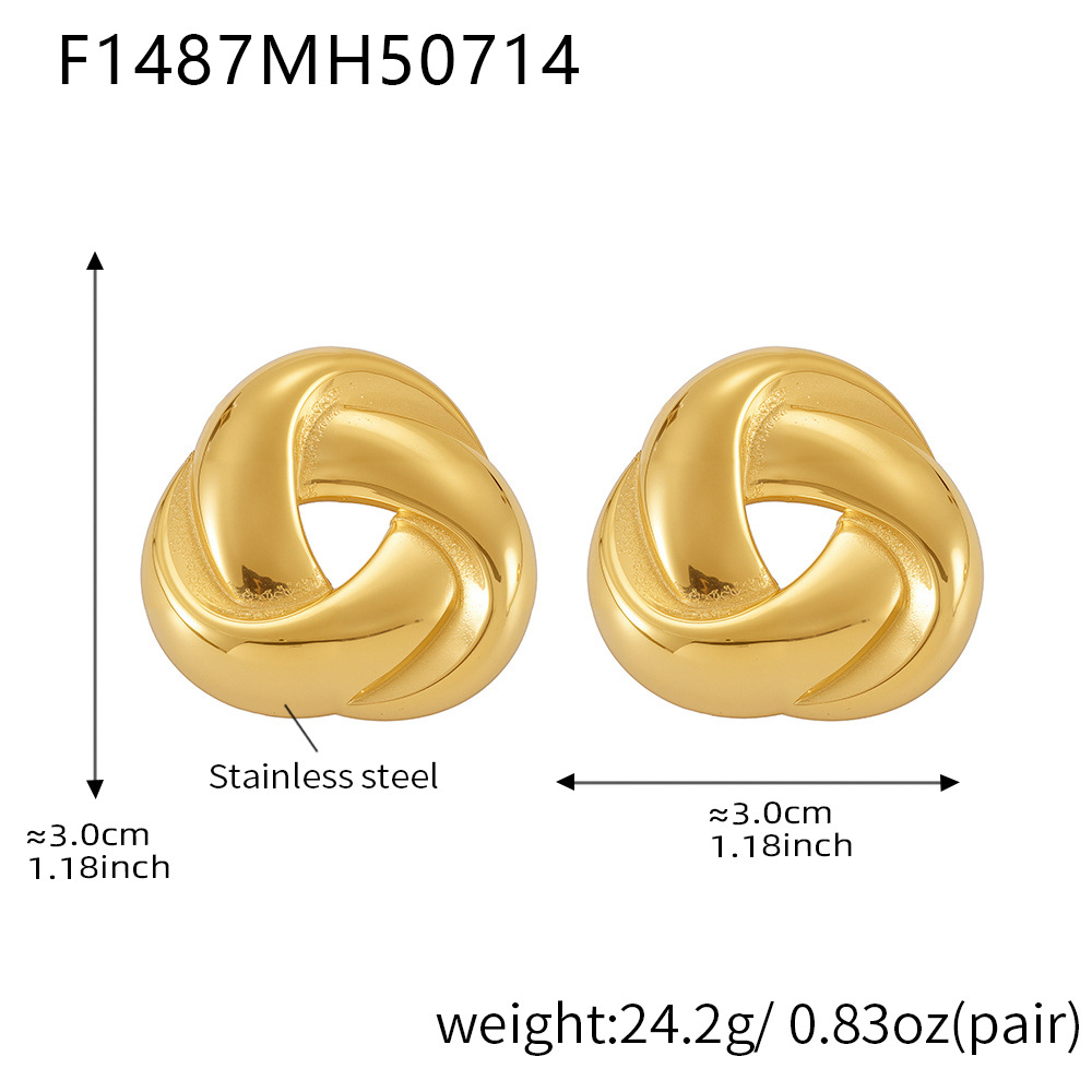 F1487-gold earrings