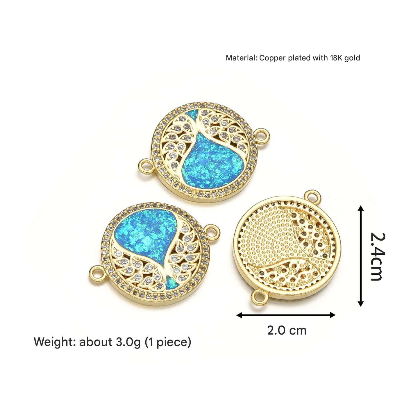 Water drop feather hand sign (peacock blue)