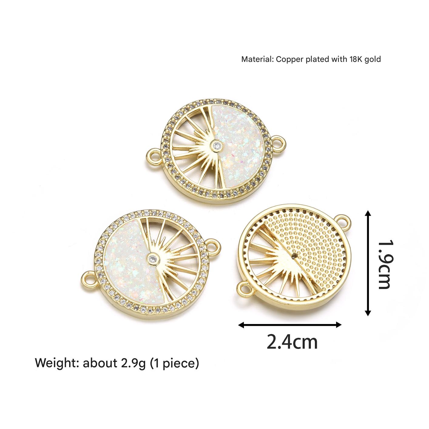 Round glow hand sign (colorful pink)