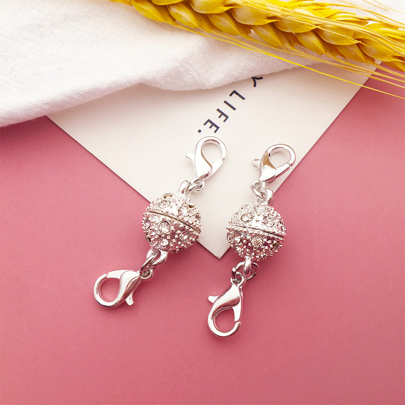 1 bright silver point diamond 10x43mm