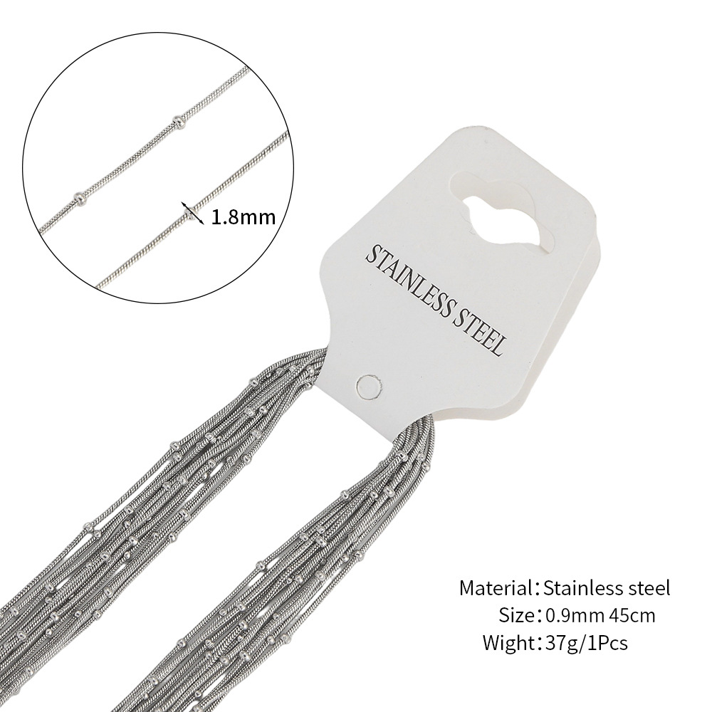 Steel color 0.9mm wide +45cm