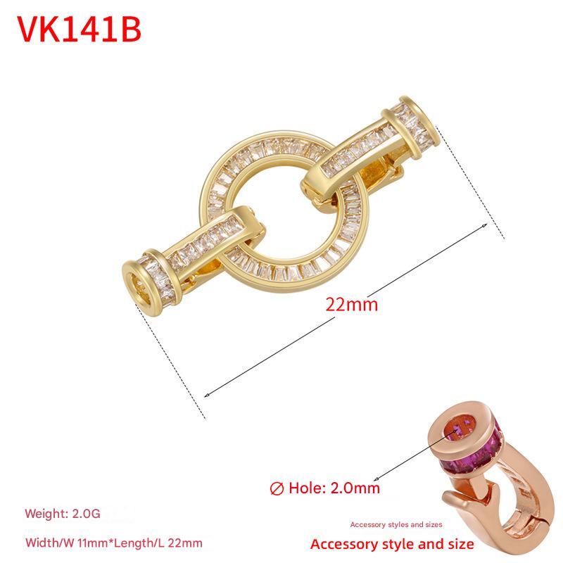 T square diamond Gold 11*22mm
