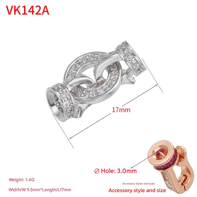 Round diamond platinum 9.5*17mm