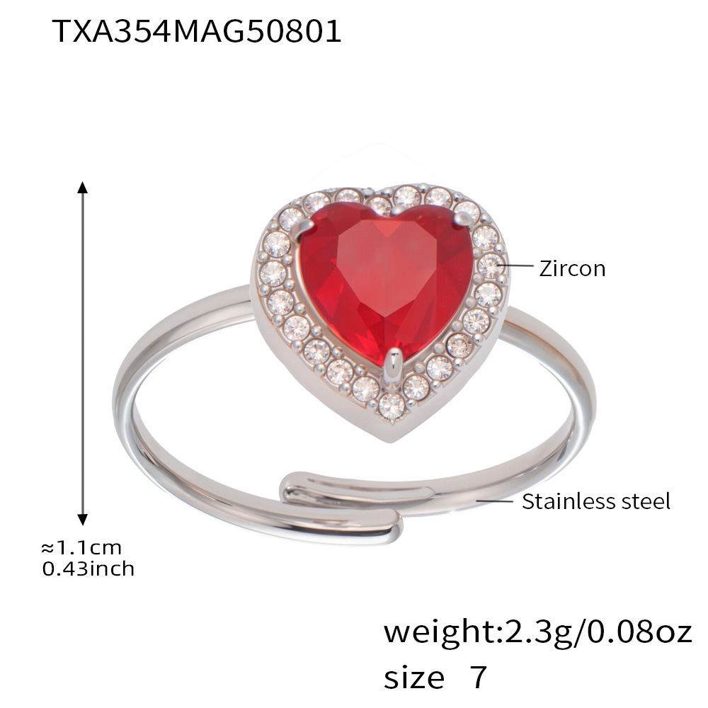 Steel-colored ring