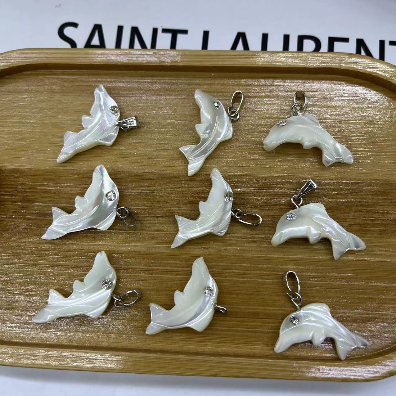 16*26MM dolphin with rhinestone