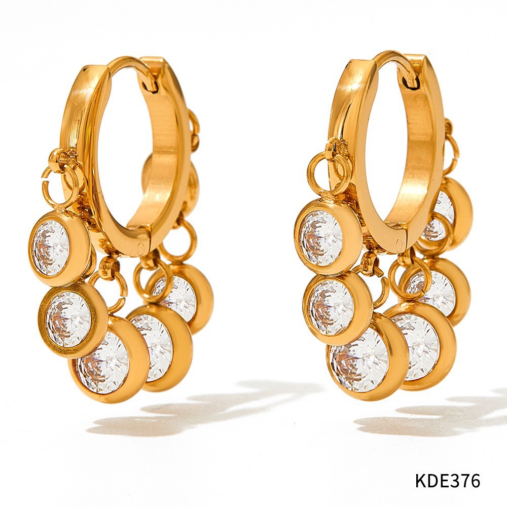 Golden - white zirconium