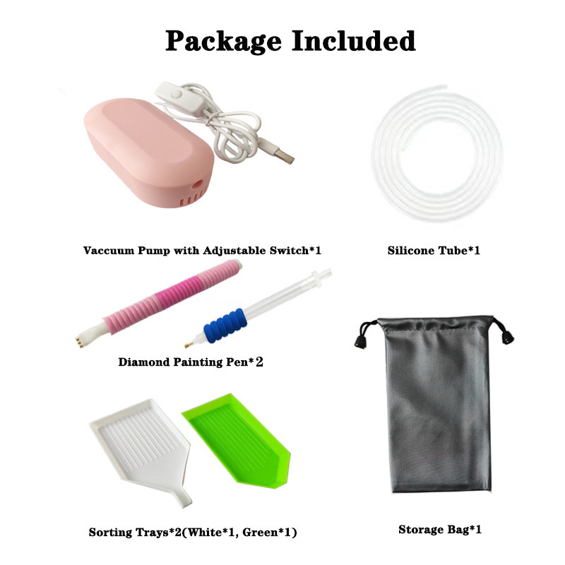 Pink three diamond pen