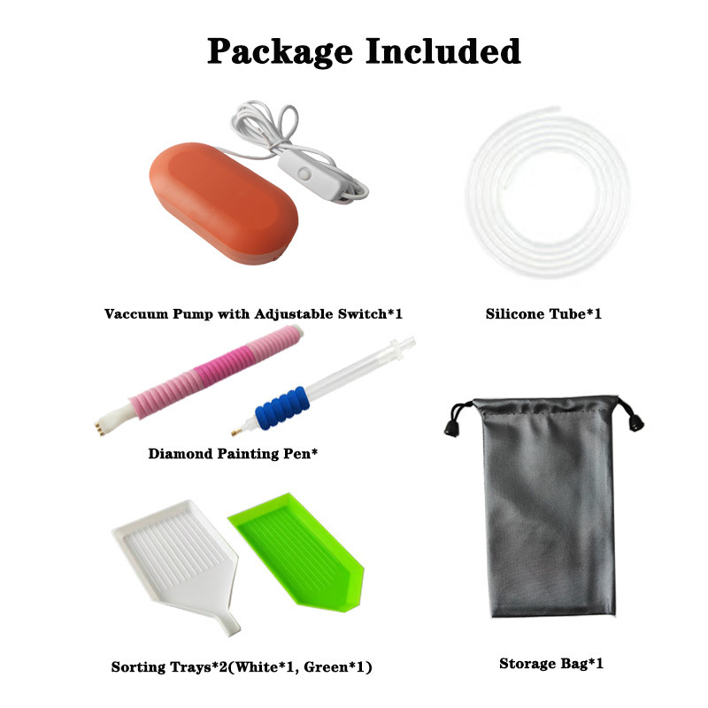 Orange three diamond pen