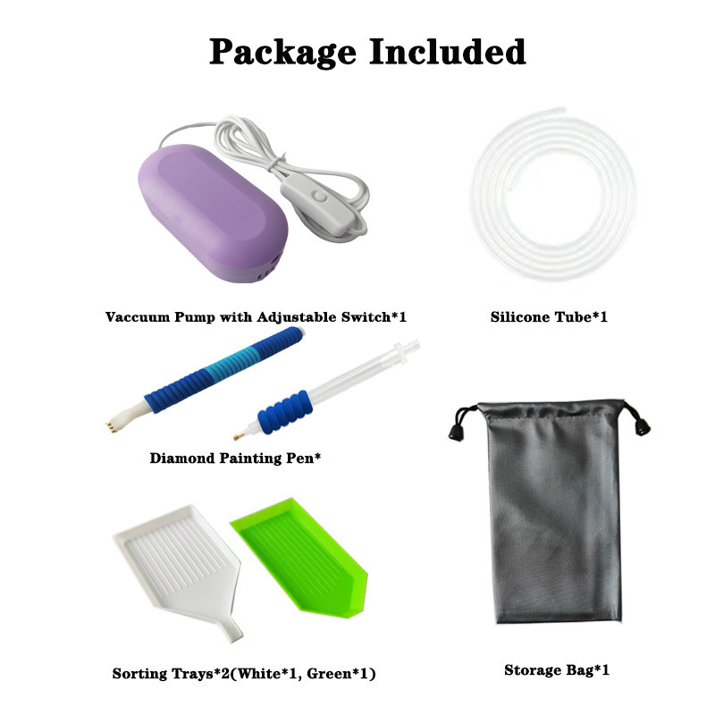 Purple three diamond pen