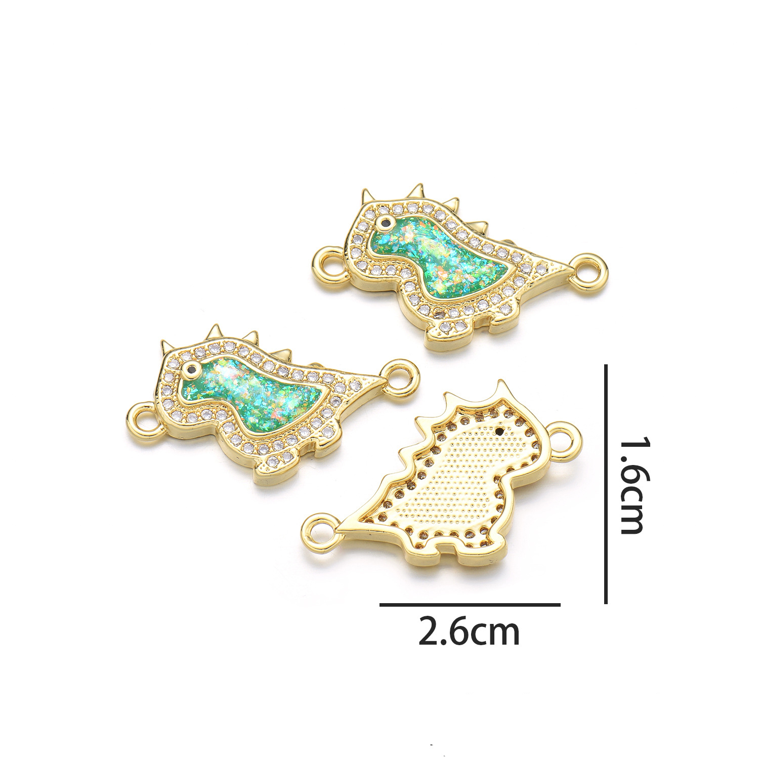 Dinosaur Hand (Shining Green Opal)