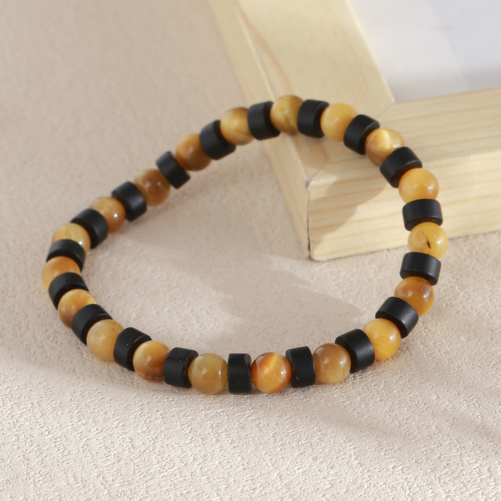 6mm gold tiger eye nae09-1