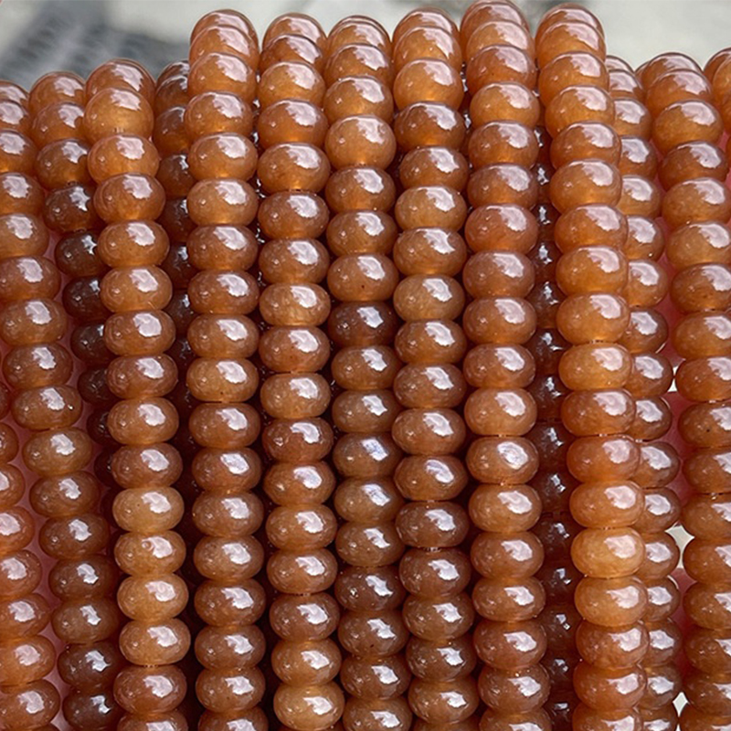 imitation hetian jade abacus beads