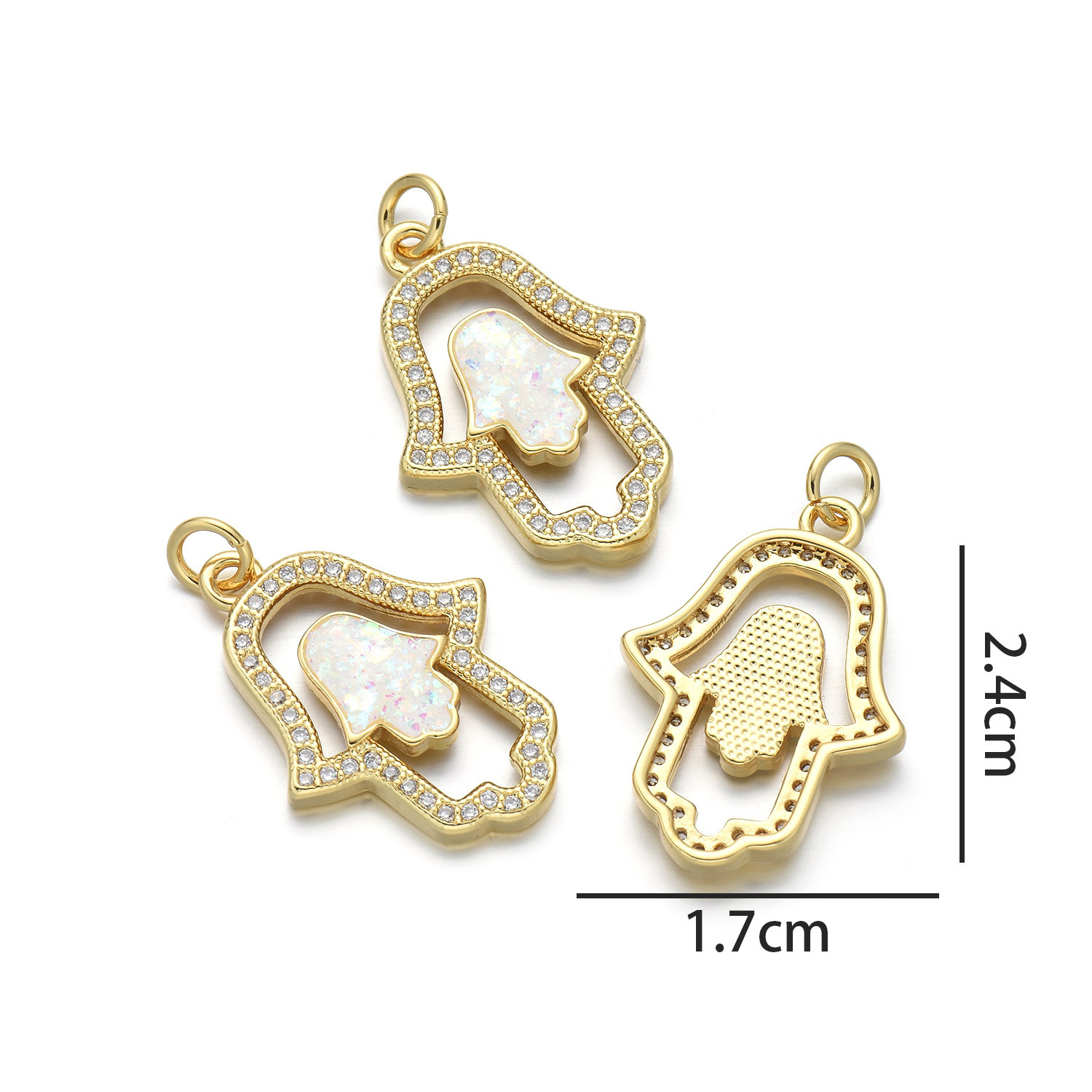 Palm (colorful pink opal)