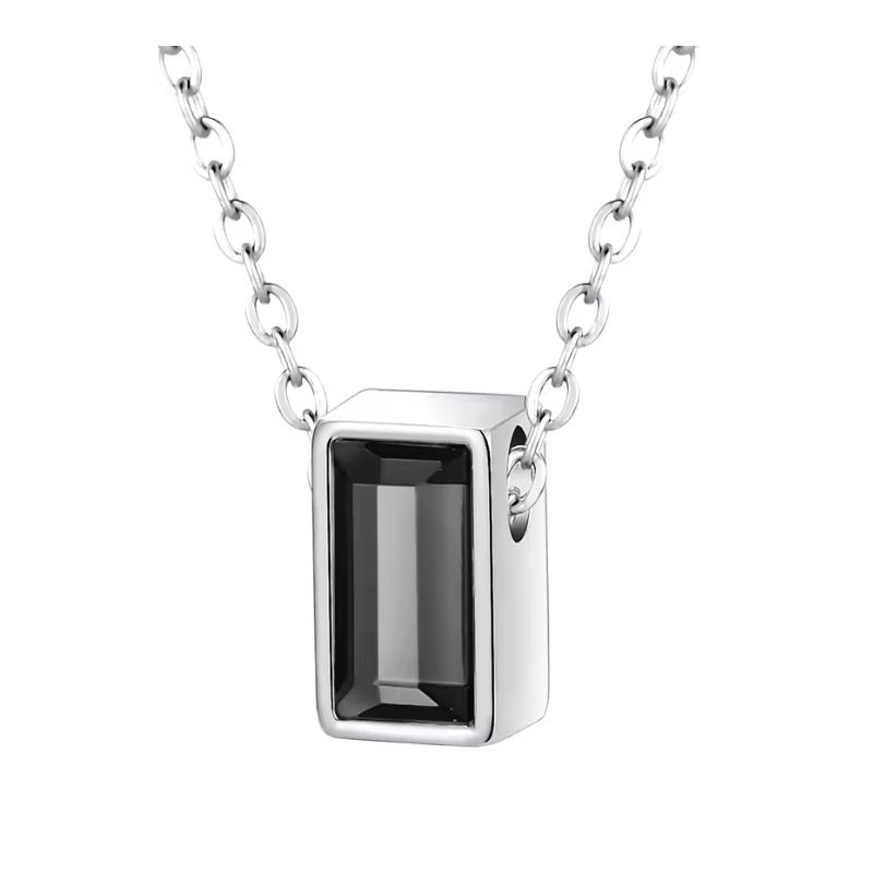 Black square column pendant