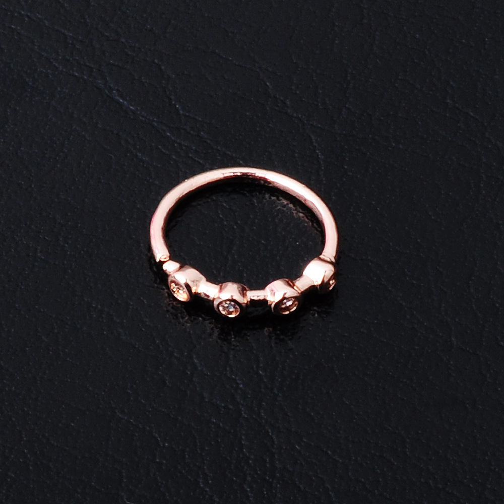 4 Zircon Rose Gold