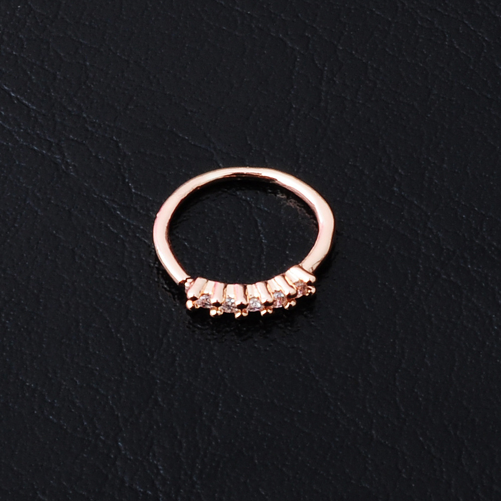 5 Zircon Rose Gold