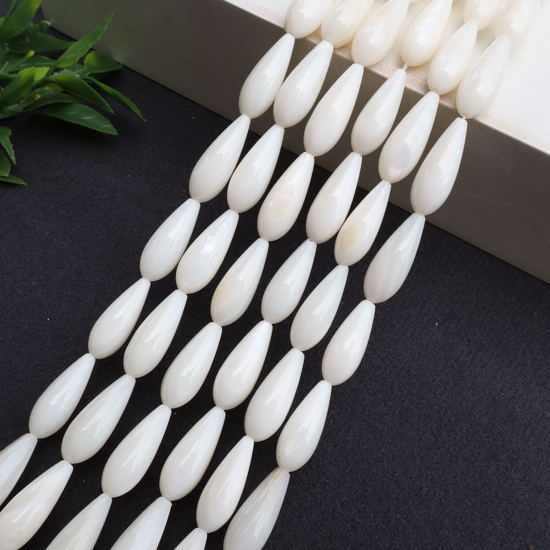 6x17mm water drop beads