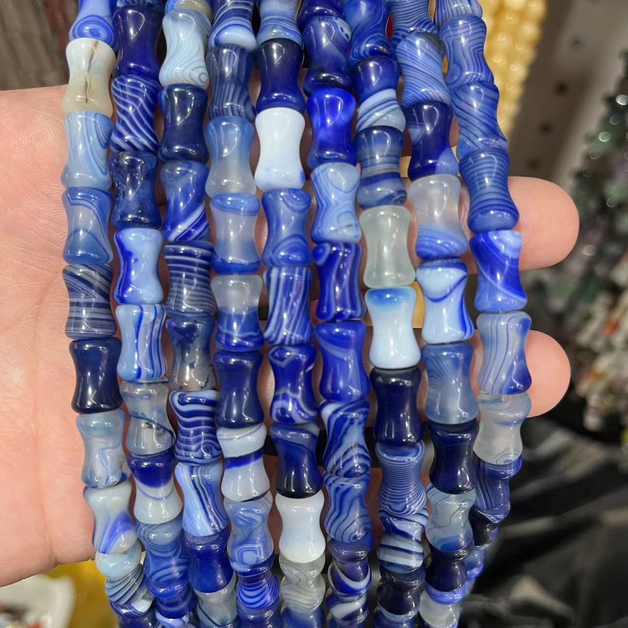 Blue striped agate