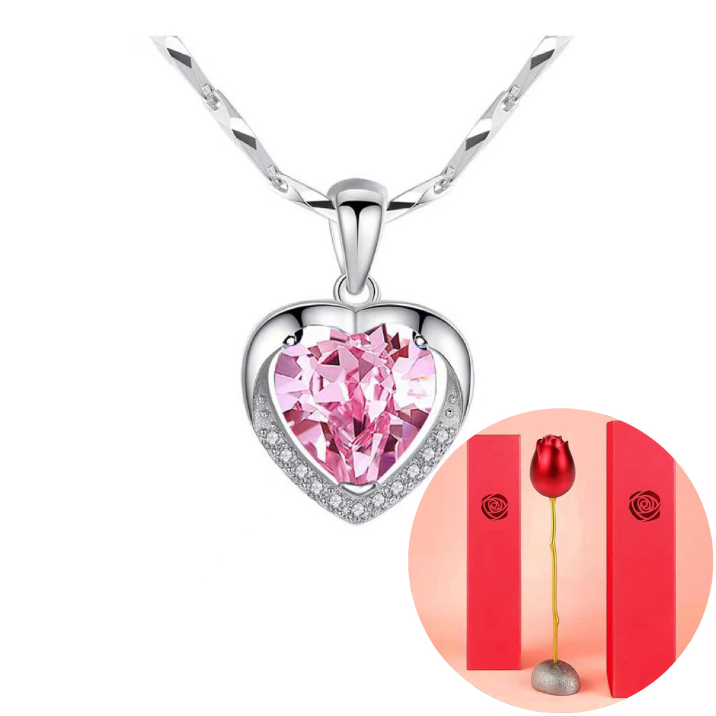 Eternal Heart Pink Diamond a rose gift box