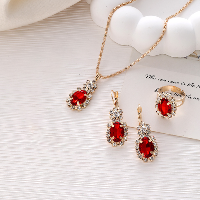 CK0130 Red Oval (Set of 3)