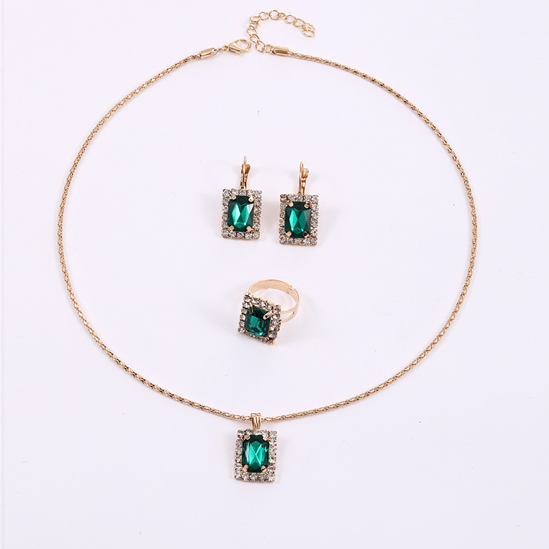 CK0161 Green Square (Set of 3)