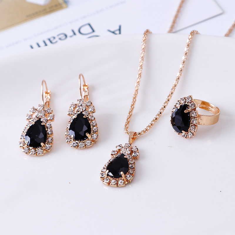 CK0069 Black Water Drop (Set of 3)