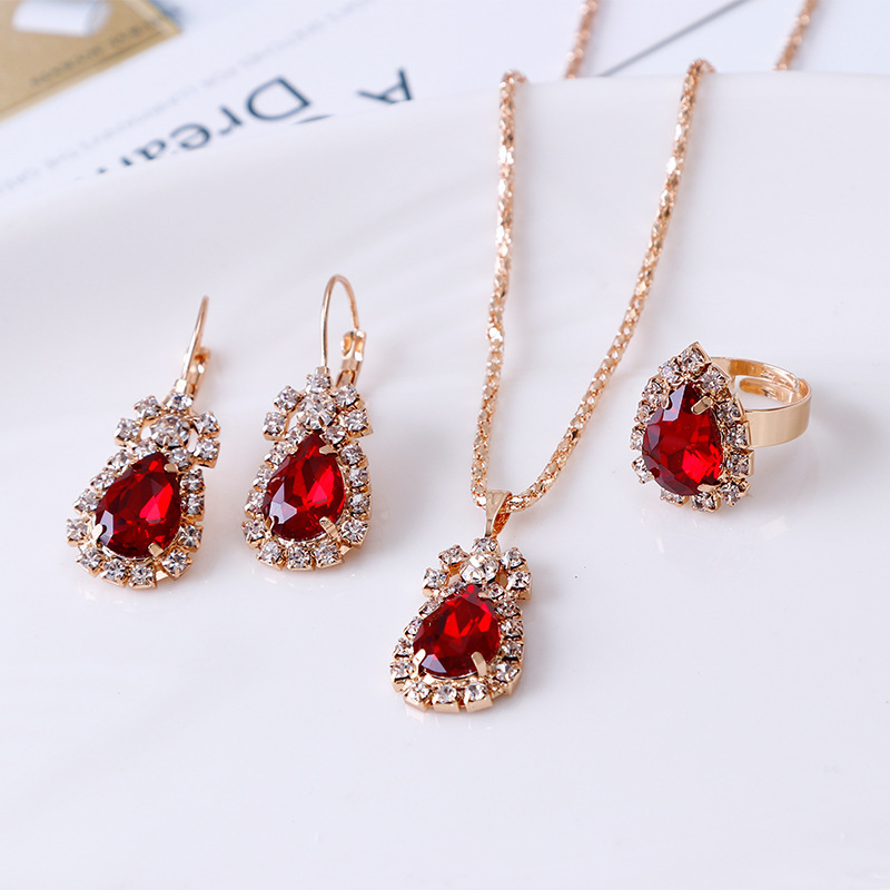 CK0070 Red Water Drop (Set of 3)