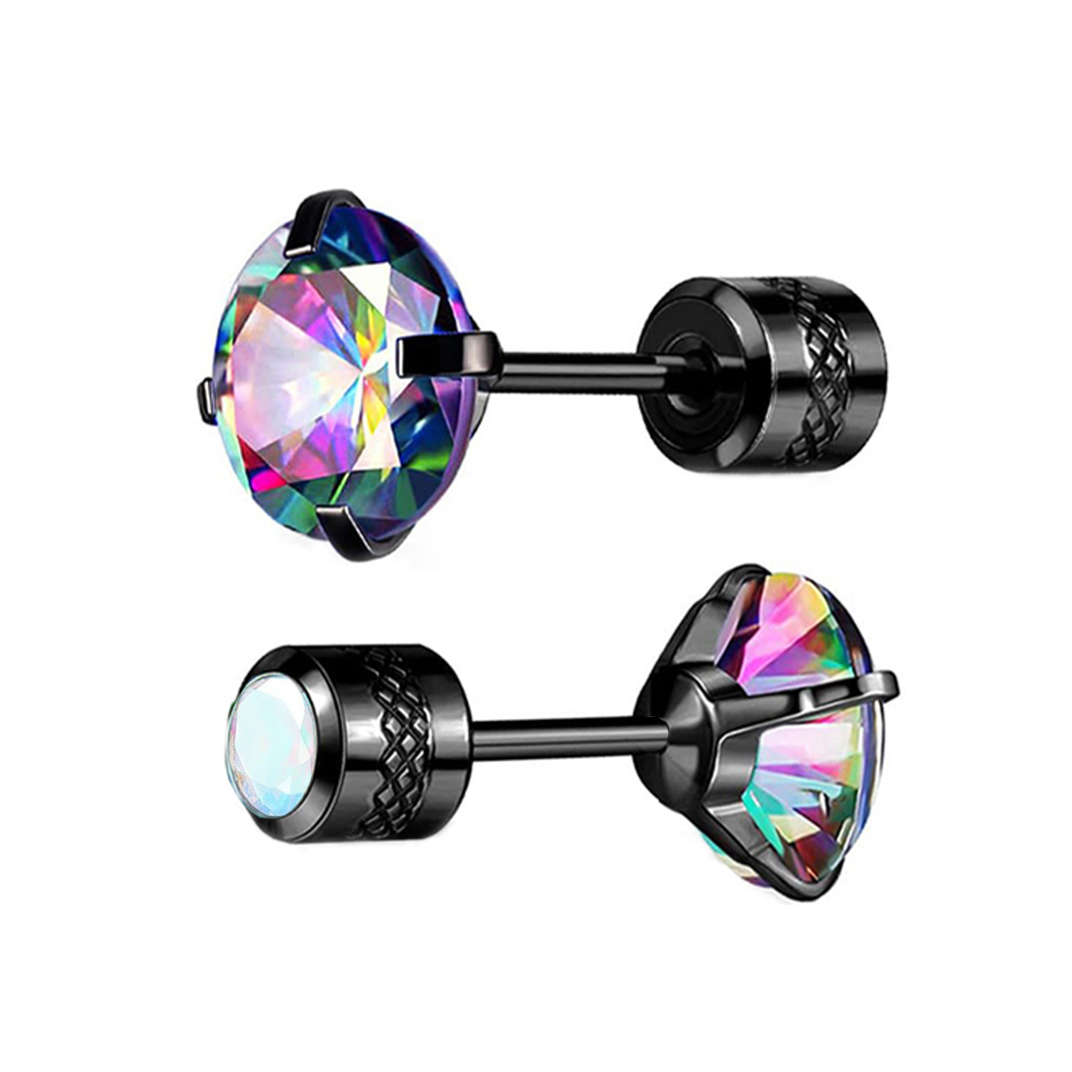 Black with colored Zirconium