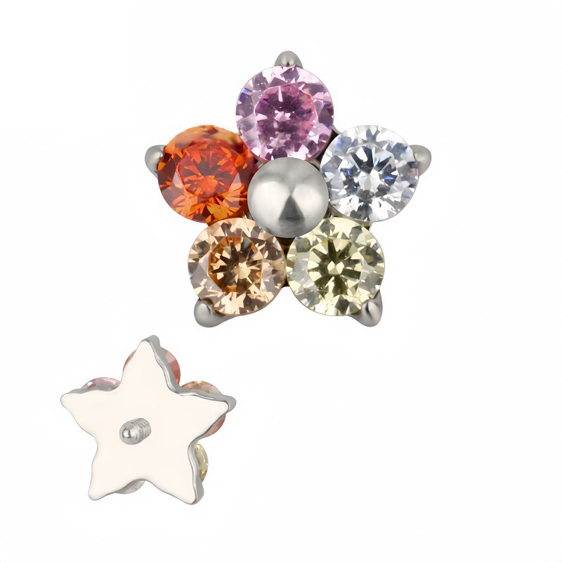 Orange Pink Clear Yellow Champagne